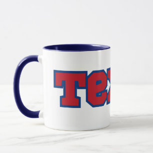 Mug Texas State Pride Personnalisé café à deux tons