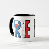 Mug Texas Texit gratuit (Devant gauche)