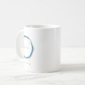 Mug Texas Total Solar Eclipse 2024 Bleu Avril 8 Hommes (Devant gauche)