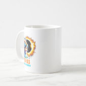 Mug Texas Total Solar Eclipse 2024 Cat Solar Eclipse G (Devant gauche)