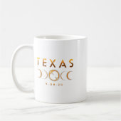 Mug Texas Total Solar Eclipse Avril 8 2024 Texas Solar (Gauche)