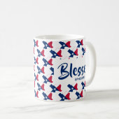Mug TEXAS USA Christian Blessed Scripture (Devant droit)