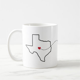 Mug Texas-Virginie-Occidentale - Heart2Heart