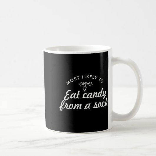 Mug Text Most Likely To Xmas Fun Mistletoe T S (Droite)
