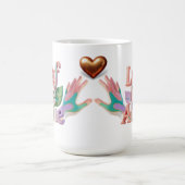 Mug Texte 3D Punny Leaf Me Alone (Centre)