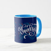 Mug Texte à la mode sur le citrouille pour Thanksgivin (Devant droit)