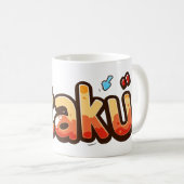 Mug Texte amusant Otaku (Devant droit)