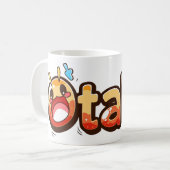 Mug Texte amusant Otaku (Devant gauche)
