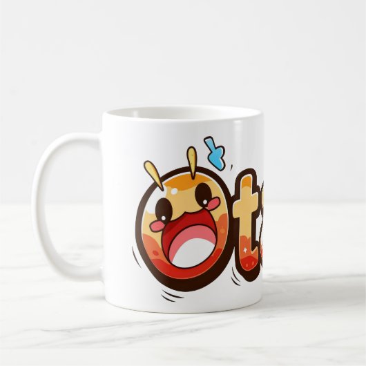 Mug Texte amusant Otaku (Gauche)