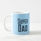 Mug Texte bloc super papa (Gauche)