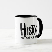 Mug Texte brut de l'historique de répétition (Devant droit)