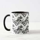 Mug Texte brut Trombone (Gauche)