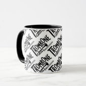 Mug Texte brut Trombone (Devant gauche)