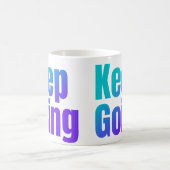 Mug Texte coloré Gradient Inspirationnel Continuer (Centre)