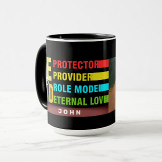 Mug Texte coloré Il est PÈRE, Cadeau de Fête des pères