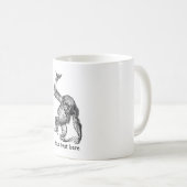 Mug texte customisé chimpanzé bébé mignon (Devant droit)