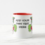 Mug Texte de clown personnalisé (Centre)