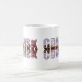 Mug Texte de Gdansk avec vue sur la vieille ville avec (Centre)