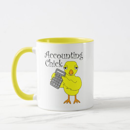 Mug Texte de la comptabilité (Gauche)