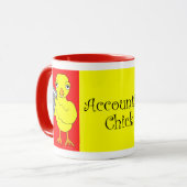 Mug Texte de la comptabilité (Devant gauche)