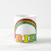 Mug Texte de la fierté et arc-en-ciel (Centre)