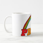 Mug Texte de la fierté et arc-en-ciel (Gauche)