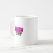 Mug Texte de la fille du joueur (Devant gauche)