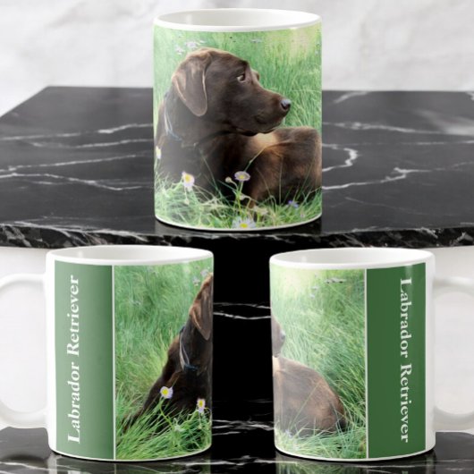 Mug Texte de la poignée latérale de l'espace photo Lab