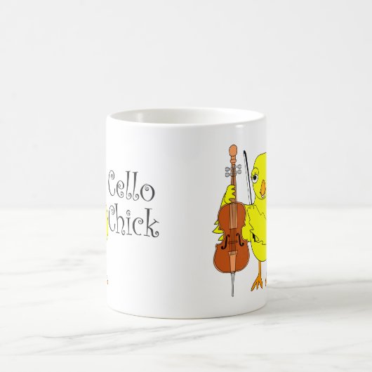 Mug Texte de la sélection de cello (Centre)