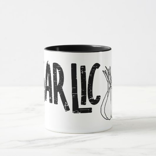 Mug Texte de l'ail (Centre)