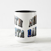 Mug Texte de l'image du Dakota du Nord (Centre)