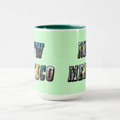 Mug Texte de l'image du Nouveau-Mexique (Centre)
