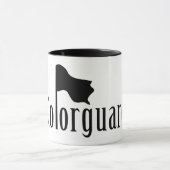 Mug Texte de l'indicateur de couleur (Centre)