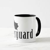 Mug Texte de l'indicateur de couleur (Devant droit)