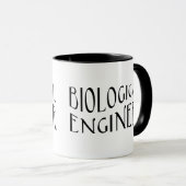 Mug Texte de l'ingénieur biologique (Devant droit)