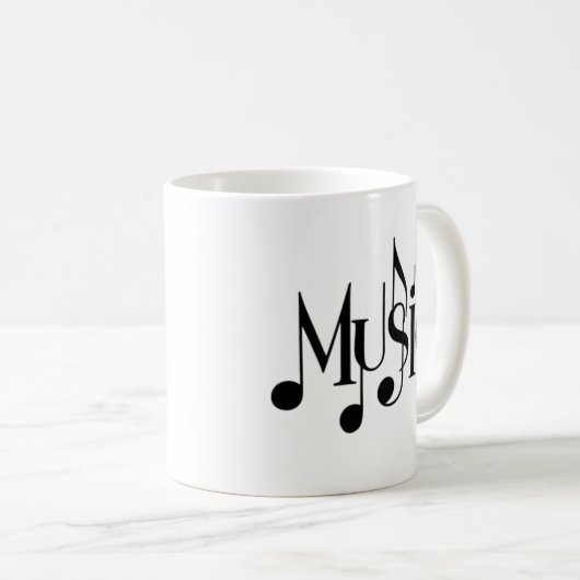 Mug Texte de musique (Devant droit)