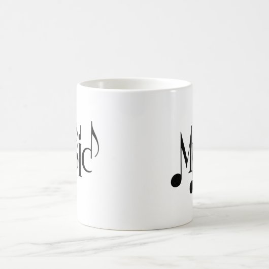 Mug Texte de musique (Centre)