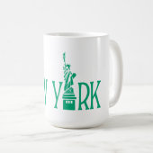 Mug texte de New York (Devant droit)