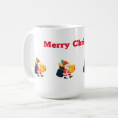 Mug Texte de Noël Voeux Imprimés Classic-Cup 15 oz (Devant gauche)