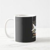 Mug Texte de personnaliser - avion à voilure basse (Gauche)