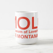 Mug texte de revers MOLO et dos de cheval (Centre)