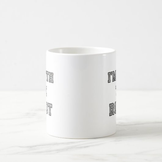 Mug Texte de robot (Centre)