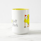 Mug Texte de sélection de golf (Centre)