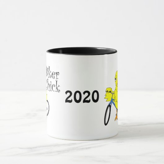 Mug Texte de sélection de vélos (Centre)