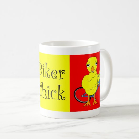 Mug Texte de sélection de vélos (Devant droit)