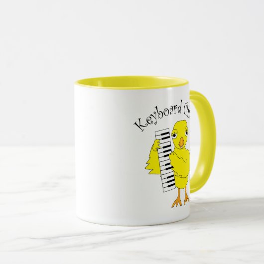 Mug Texte de sélection du clavier (Devant droit)