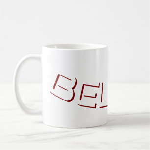 Mug Texte de style bloc chrétien « Croire » 
