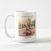 Mug Texte de superposition pour photo de remise de dip (Gauche)