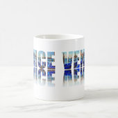 Mug Texte de Venise avec réflexion (Centre)