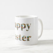 Mug Texte décoratif Joyeuses Pâques  (Devant droit)